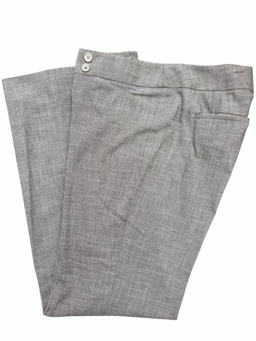 WHITE HOUSE BLACK MARKET Legacy Fit Gray Bootleg Dress Pants 10R